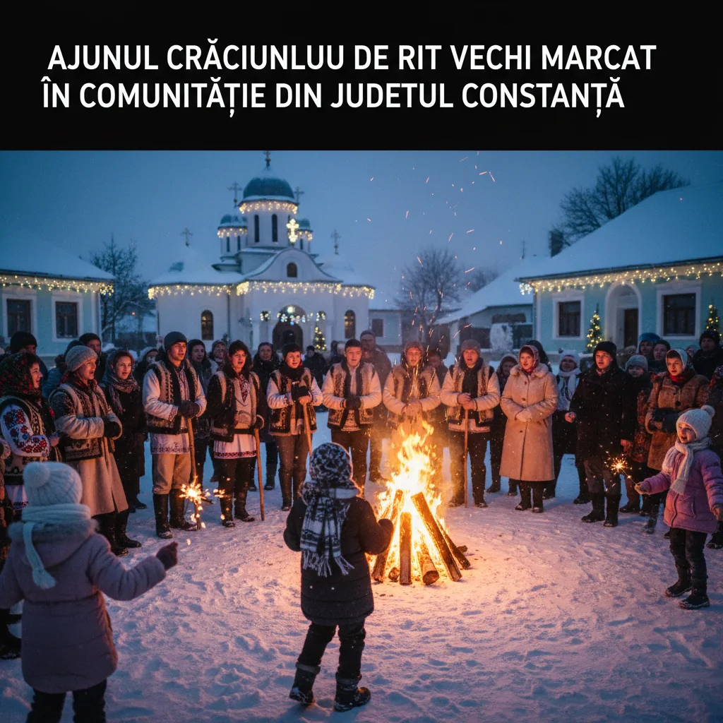Ajunul Crăciunului de rit vechi, sărbătorit în comunitățile din județul Constanța