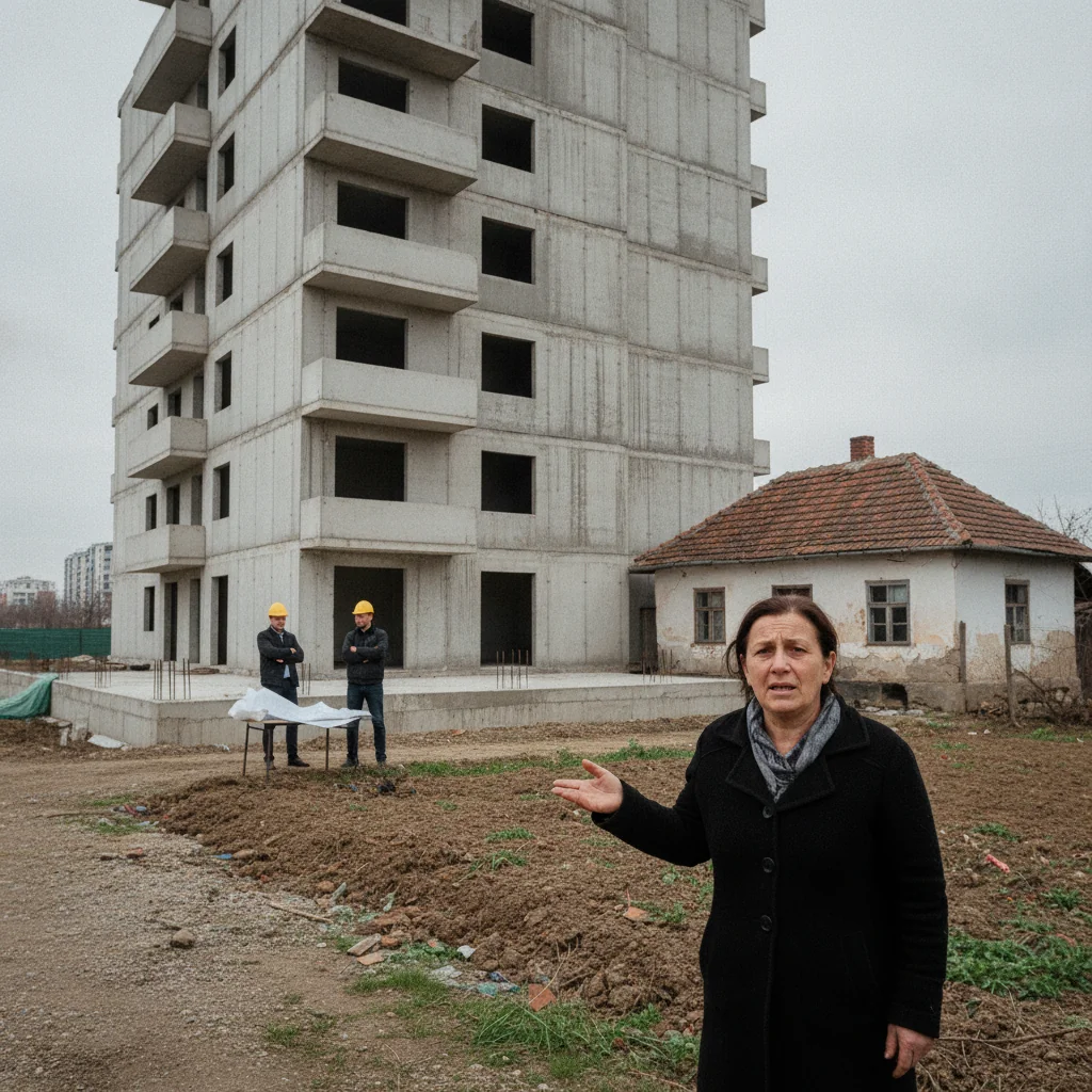 Femeia din Palazu Mare pierde terenul cu bloc, neînregistrat la Cartea Funciară