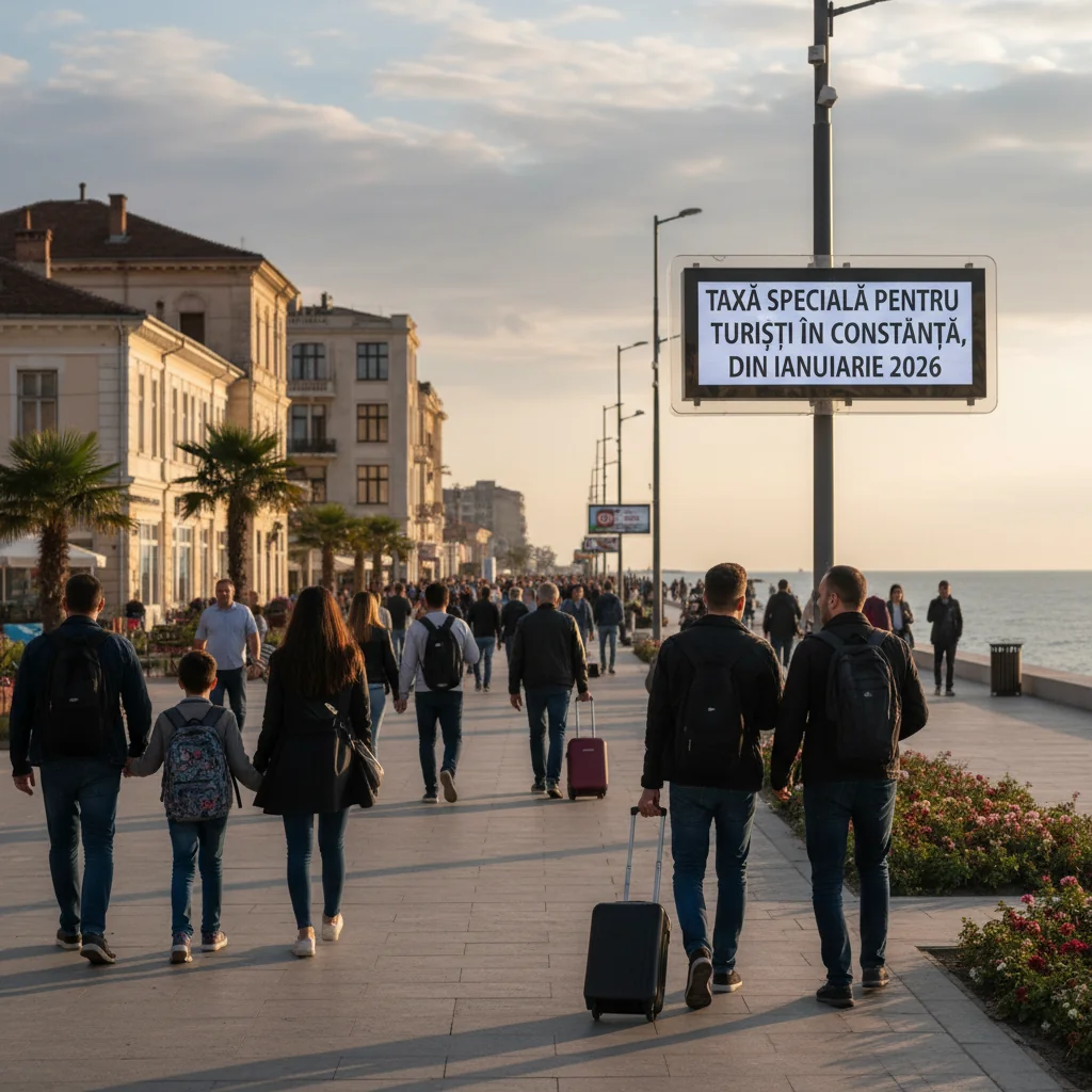 Taxă specială pentru turiști în Constanța, introdusă de la 1 ianuarie 2026