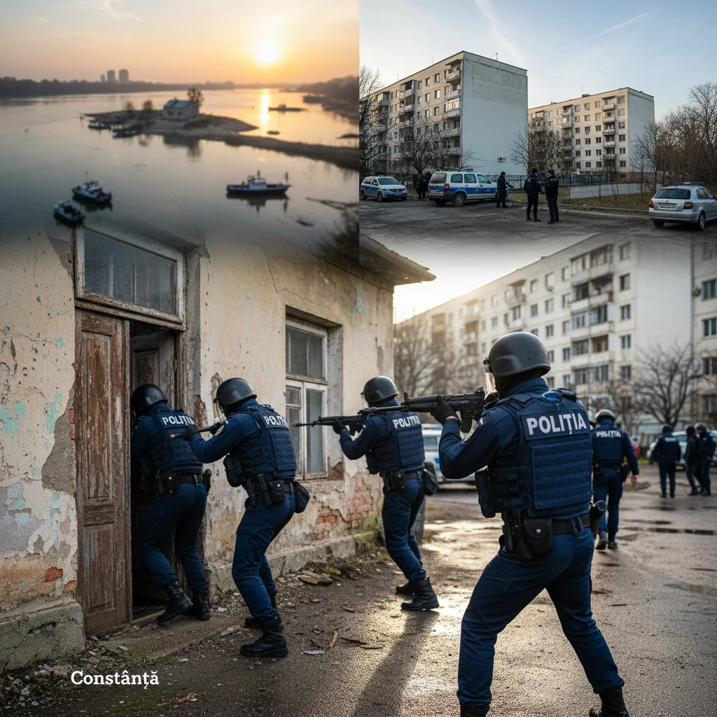 Acțiuni de control ale polițiștilor în Constanța, Cernavodă și Hârșova: verificări rutiere și economice