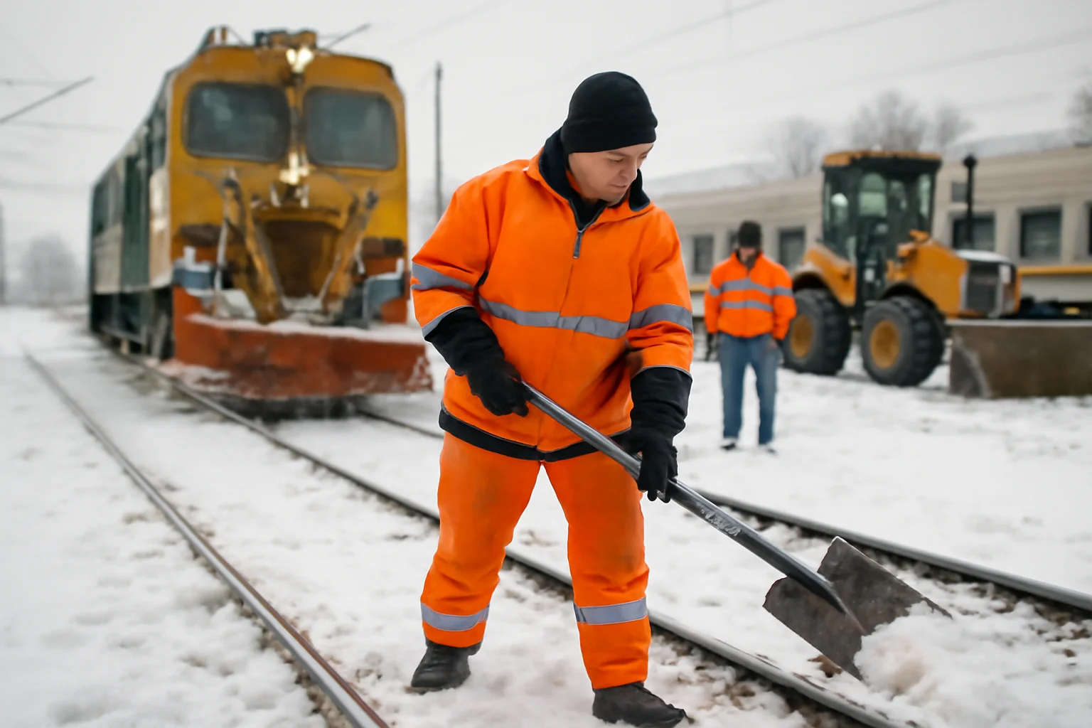 CFR mobilizează personal și utilaje pentru circulația trenurilor de iarnă la Constanța și în alte regionale