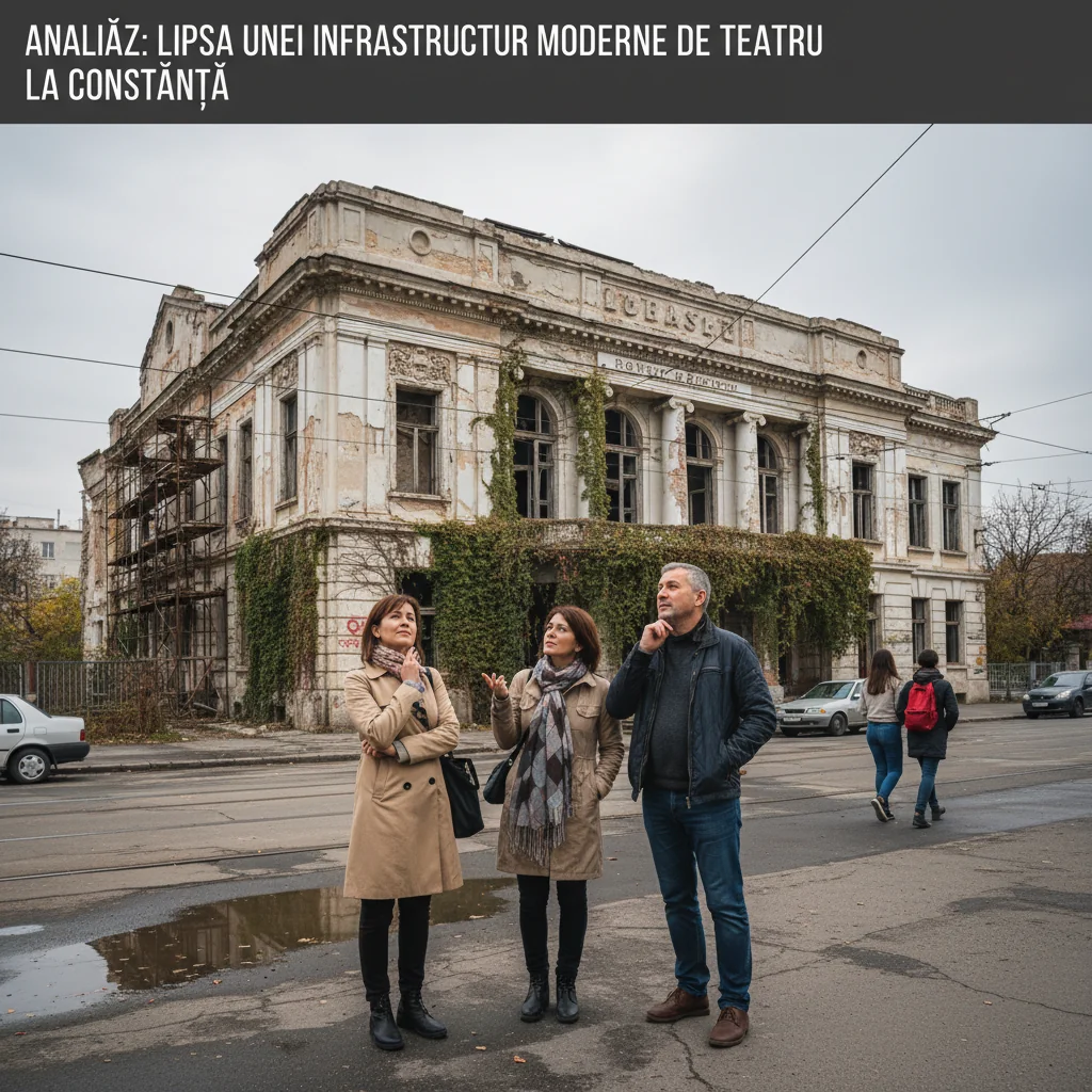 Constanța, fără teatru modern: proiect istoric rămas pe hârtie și probleme actuale pentru Teatrul de Stat