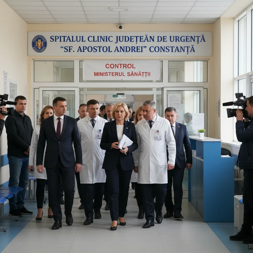 Control al Ministerului Sănătății la Spitalul Județean Constanța după cazul copiilor în moarte cerebrală