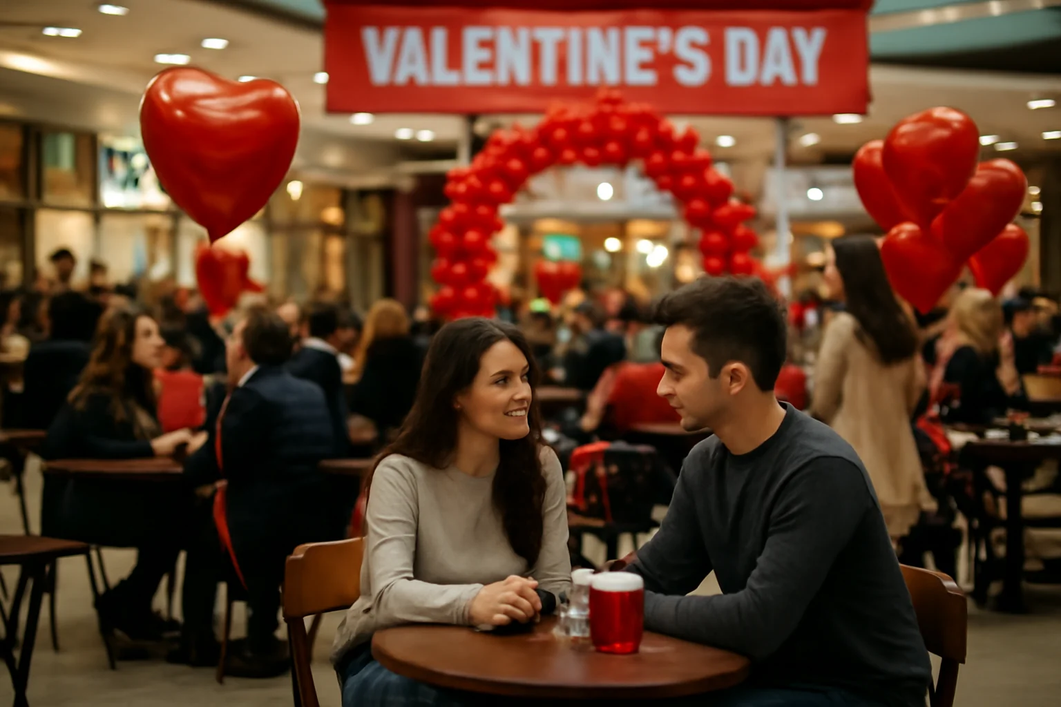 Petrecere de Valentine’s Day în Food Court la City Park Mall Constanța, pe 14 februarie