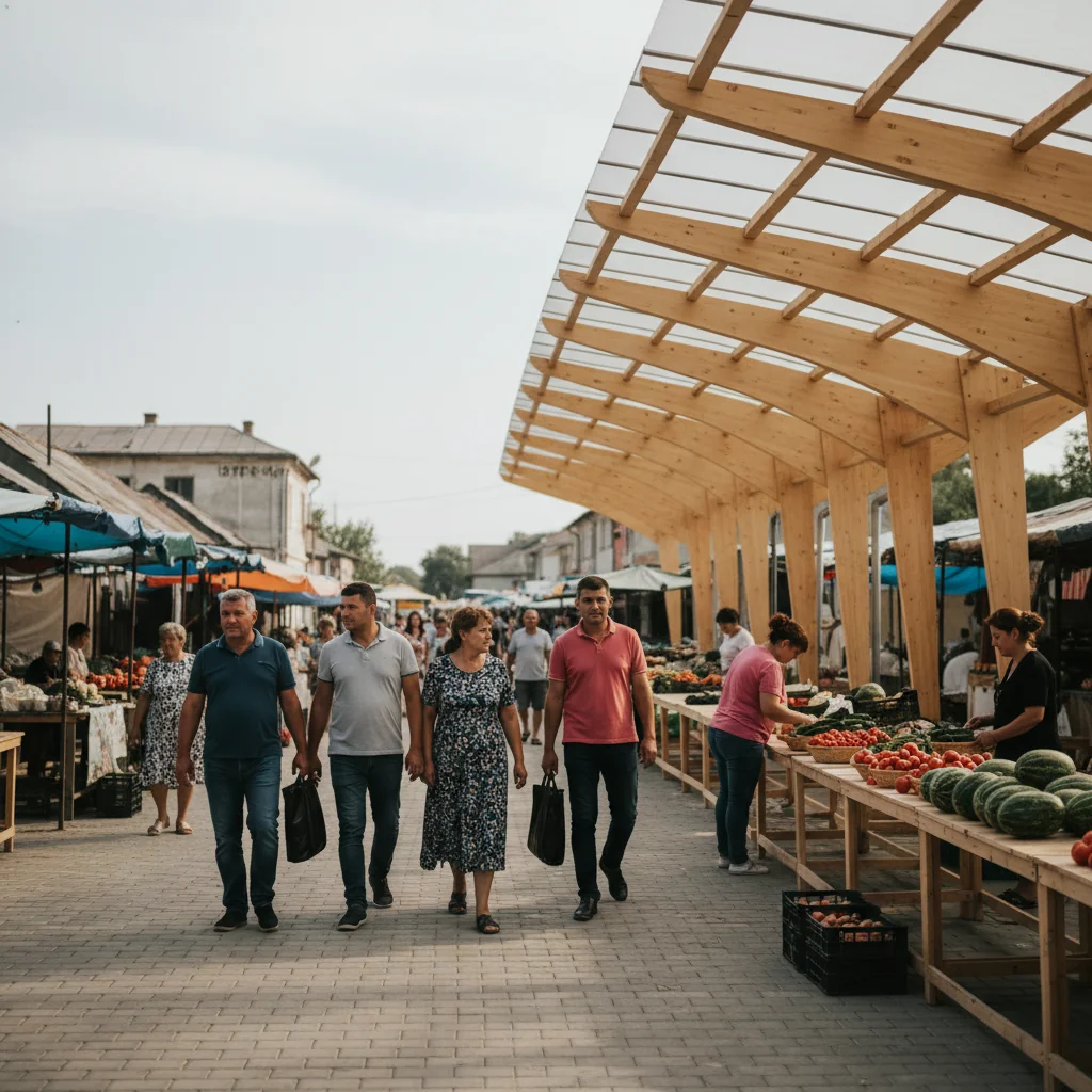 Plan de modernizare pentru târgul de la General Scărișoreanu, anunțat la Constanța