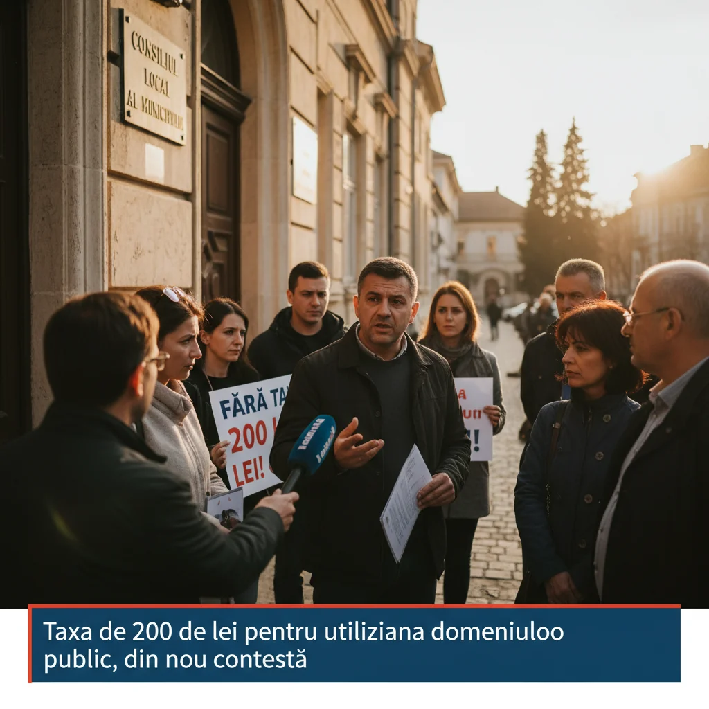 Taxa de 200 de lei pentru domeniul public, din nou în centrul unui litigiu la Constanța