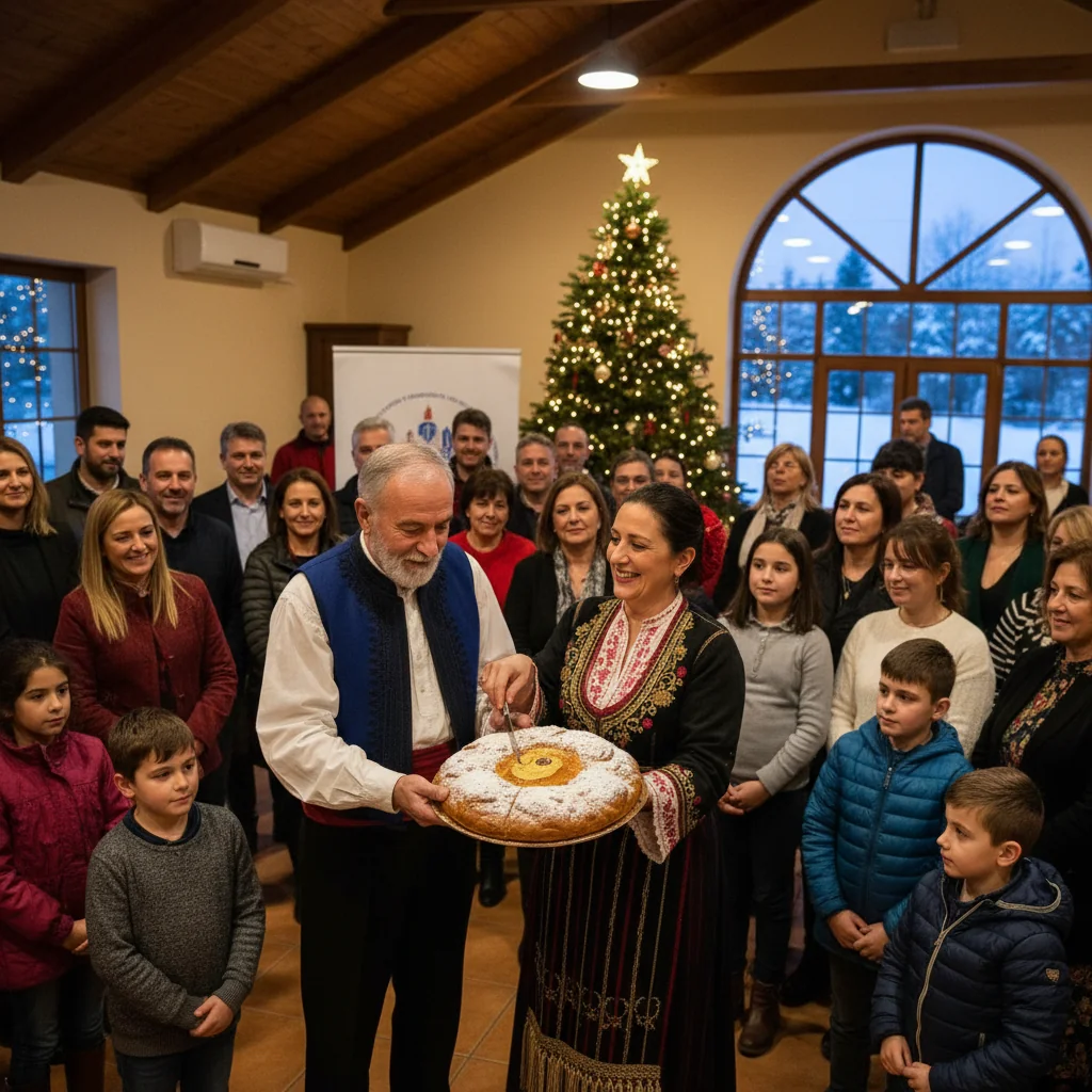 Tradiția Vasilopitei, marcată la Constanța de Comunitatea Elenă Elpis pe 4 ianuarie 2026