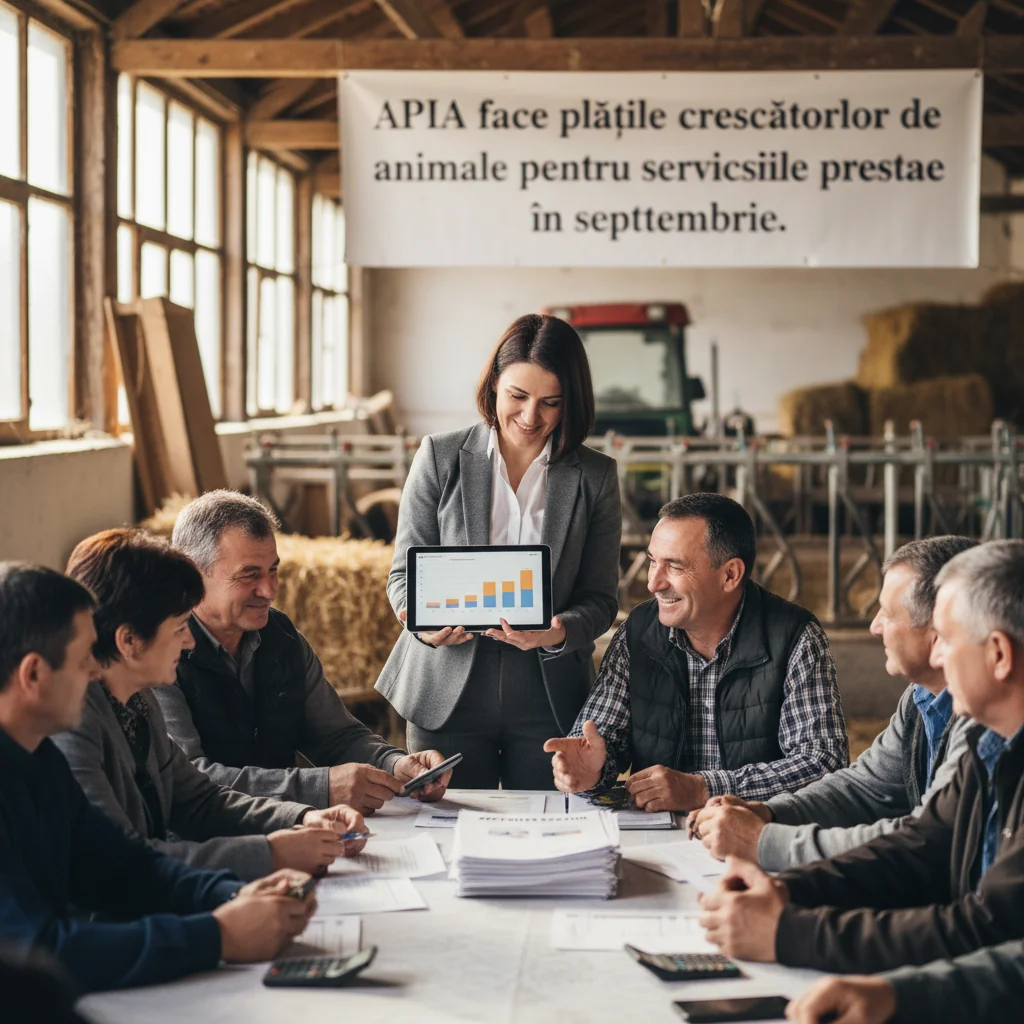 APIA începe plata crescătorilor de animale pentru serviciile din septembrie