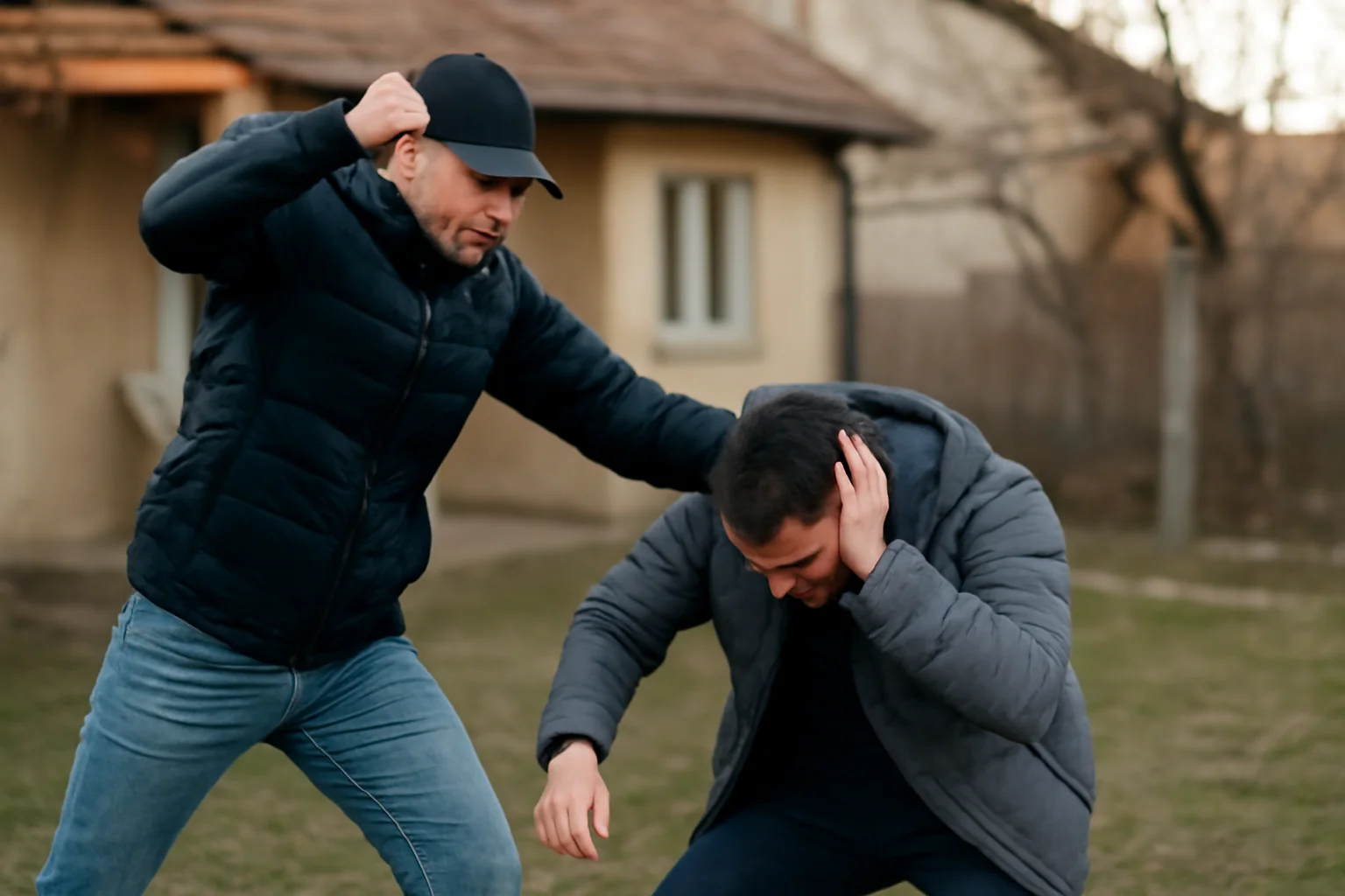 Bărbat agresat, atacator reținut