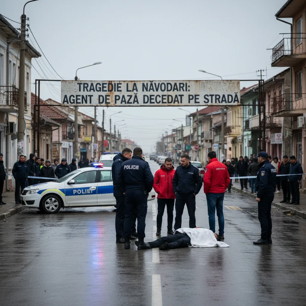 Bărbat de 58 de ani, agent de pază, găsit decedat pe o stradă din Năvodari, județul Constanța