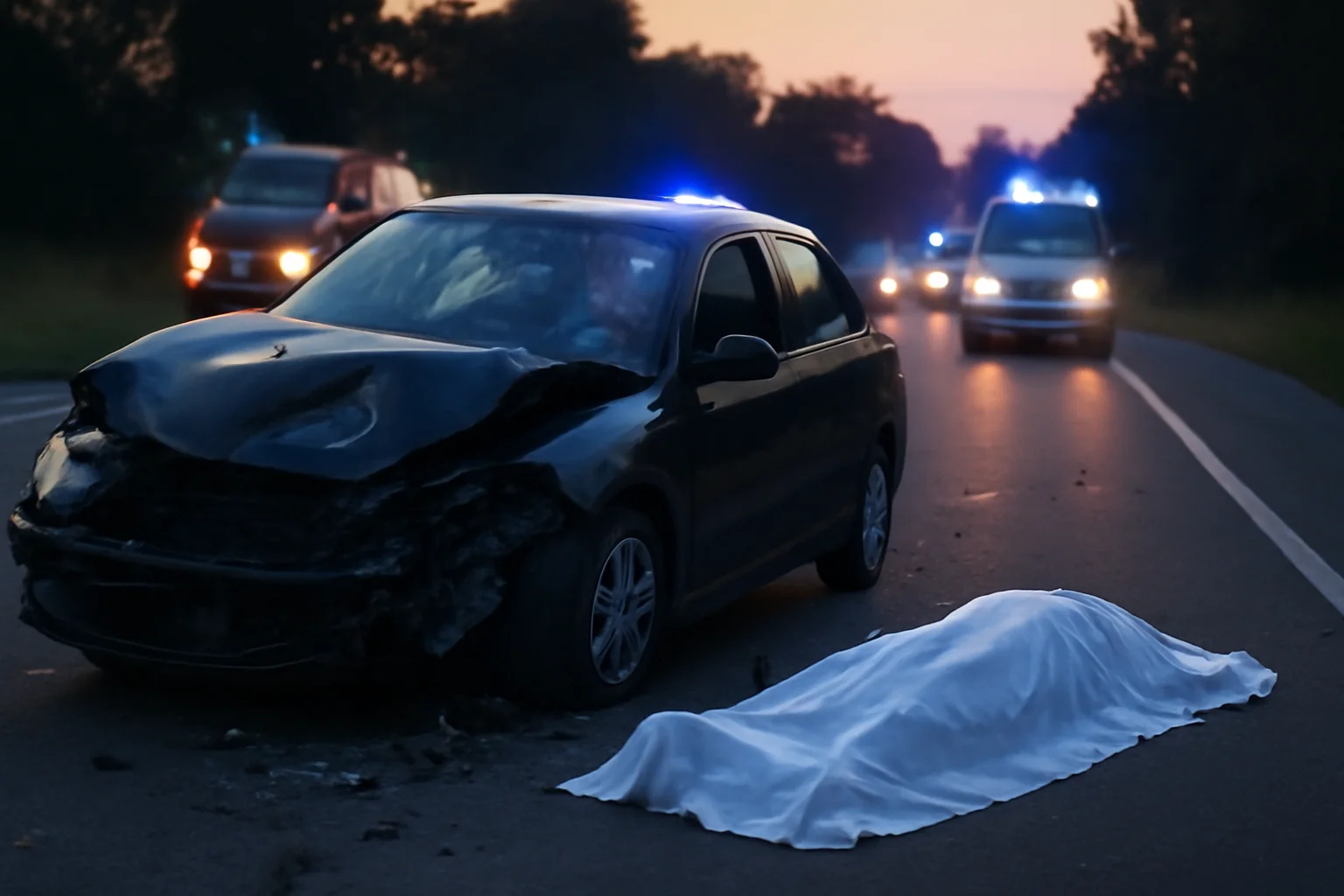 Bărbat decedat după un accident grav duminică seara
