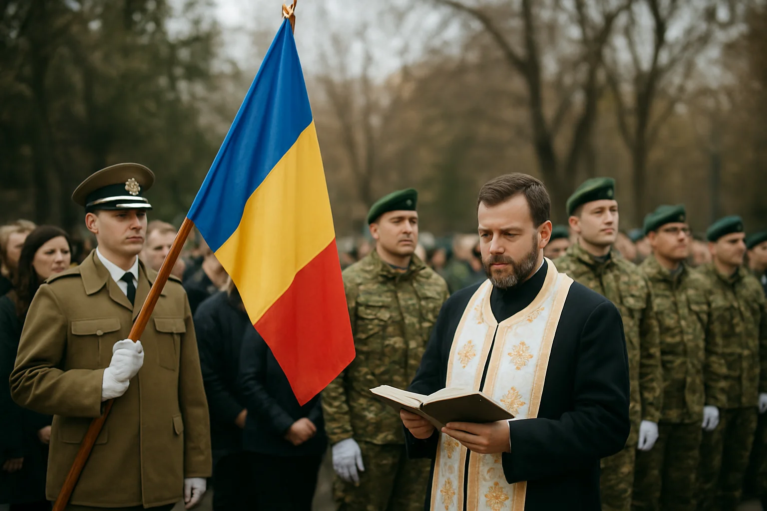 Ceremonii de Ziua Drapelului Național