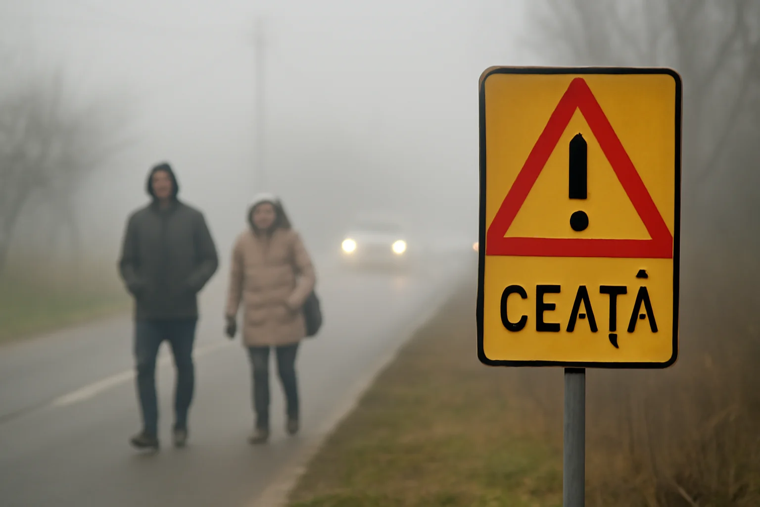 Cod galben de ceață la Constanța: avertizare nowcasting emisă pentru mai multe localități