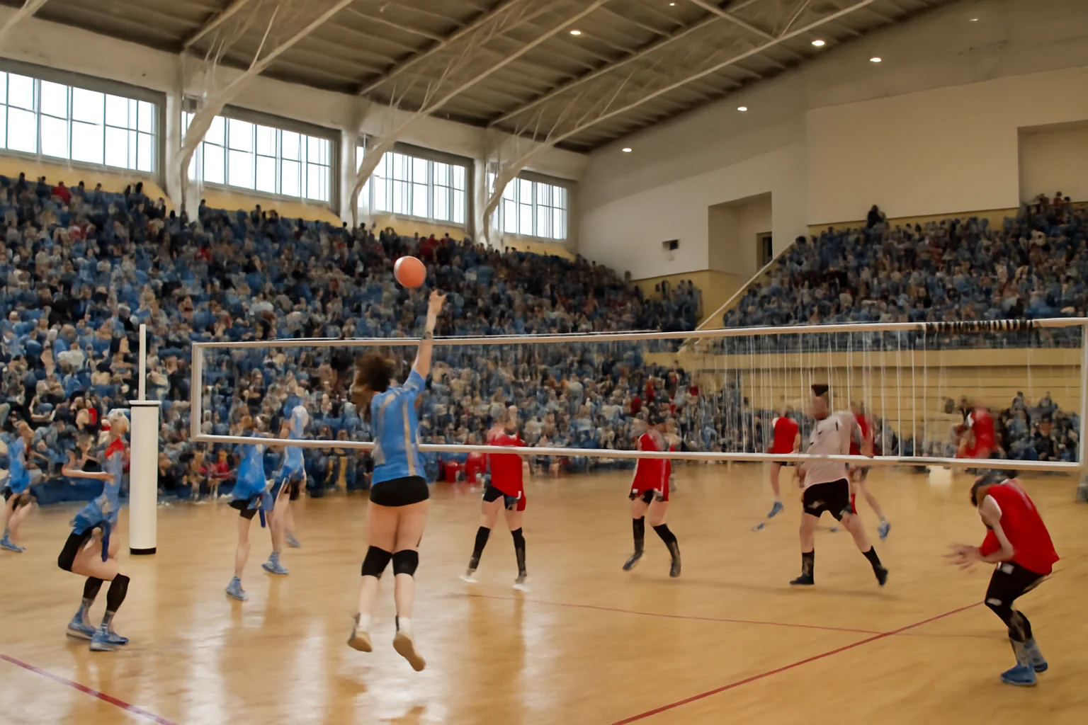 Constanța: Meciuri de volei și handbal cu intrare liberă la Sala Sporturilor „Simona Amânar”