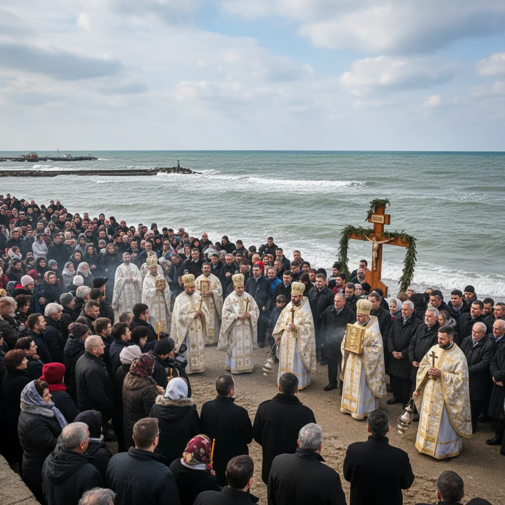 Constanța: procesiunea de Bobotează și sfințirea Aghiasmei Mari, programate pentru 6 ianuarie 2026
