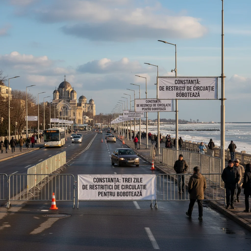 Constanța: restricții de circulație timp de trei zile pentru procesiunea de Bobotează