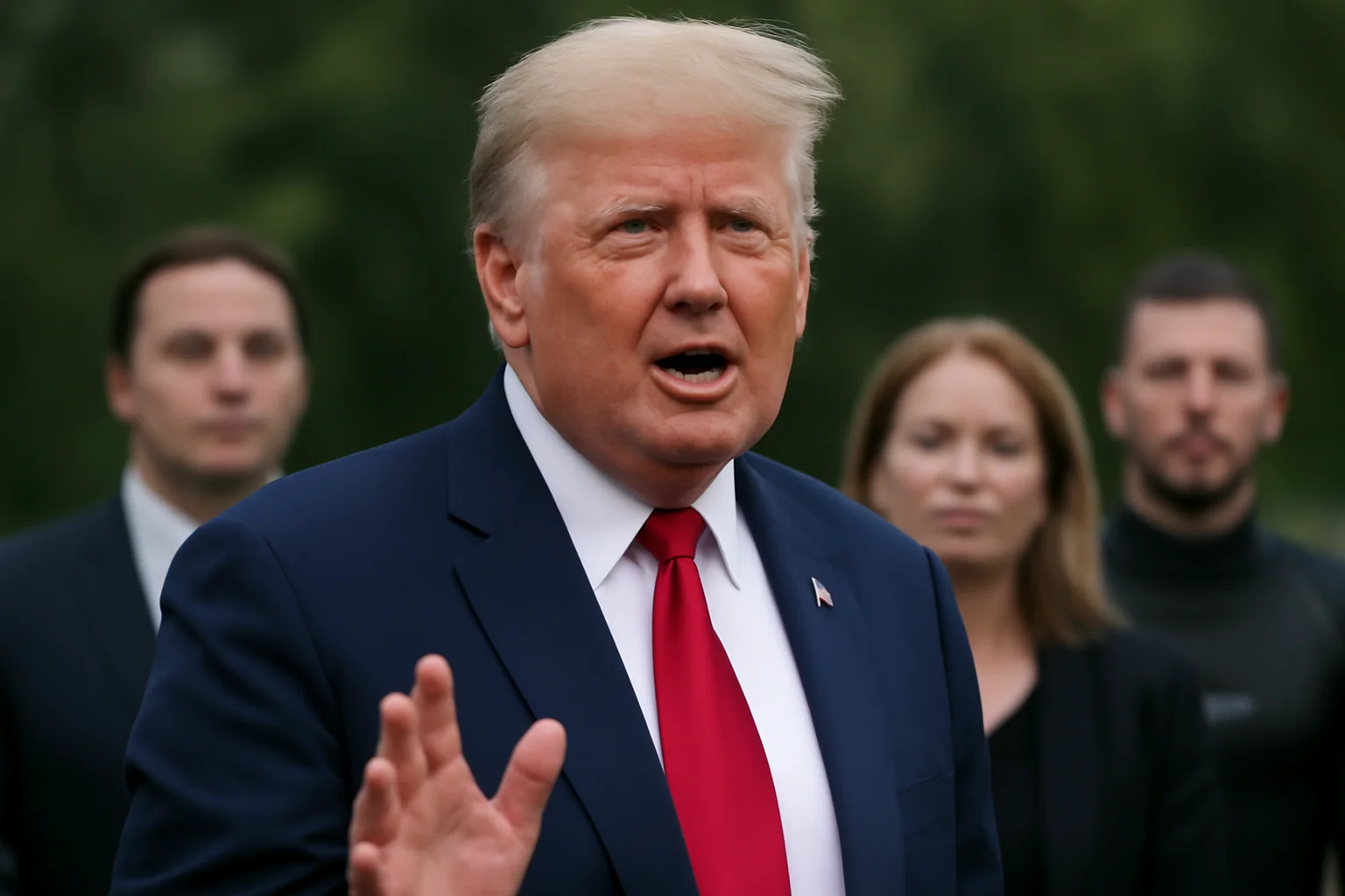 Donald Trump susține că o mică bucată de gheață ar putea proteja planeta întreagă