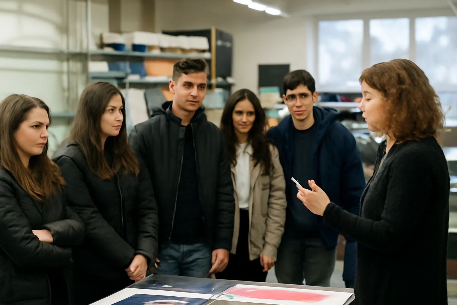 Elevi de la Liceul Energetic Constanța, experiență practică la o firmă locală de producție publicitară