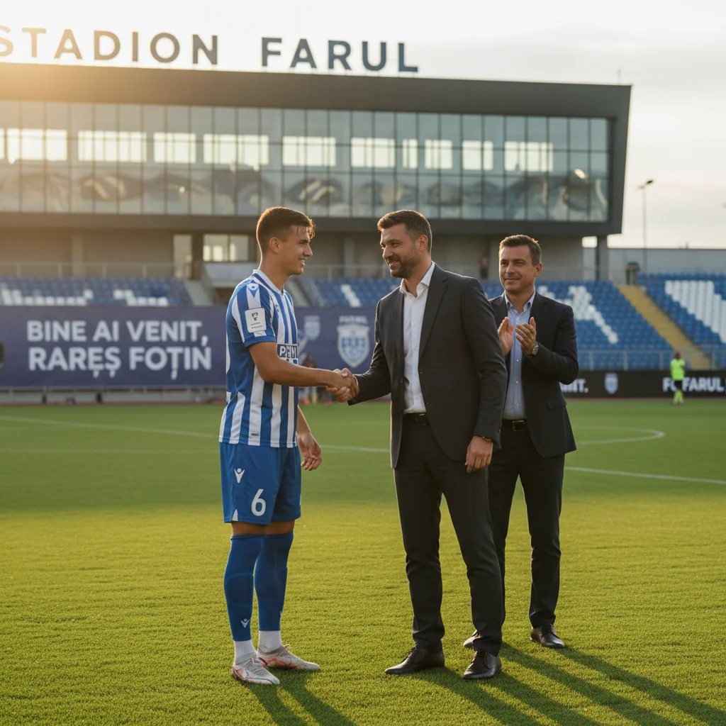 Farul Constanța anunță primul transfer al anului: fundașul Rareș Fotin se alătură echipei