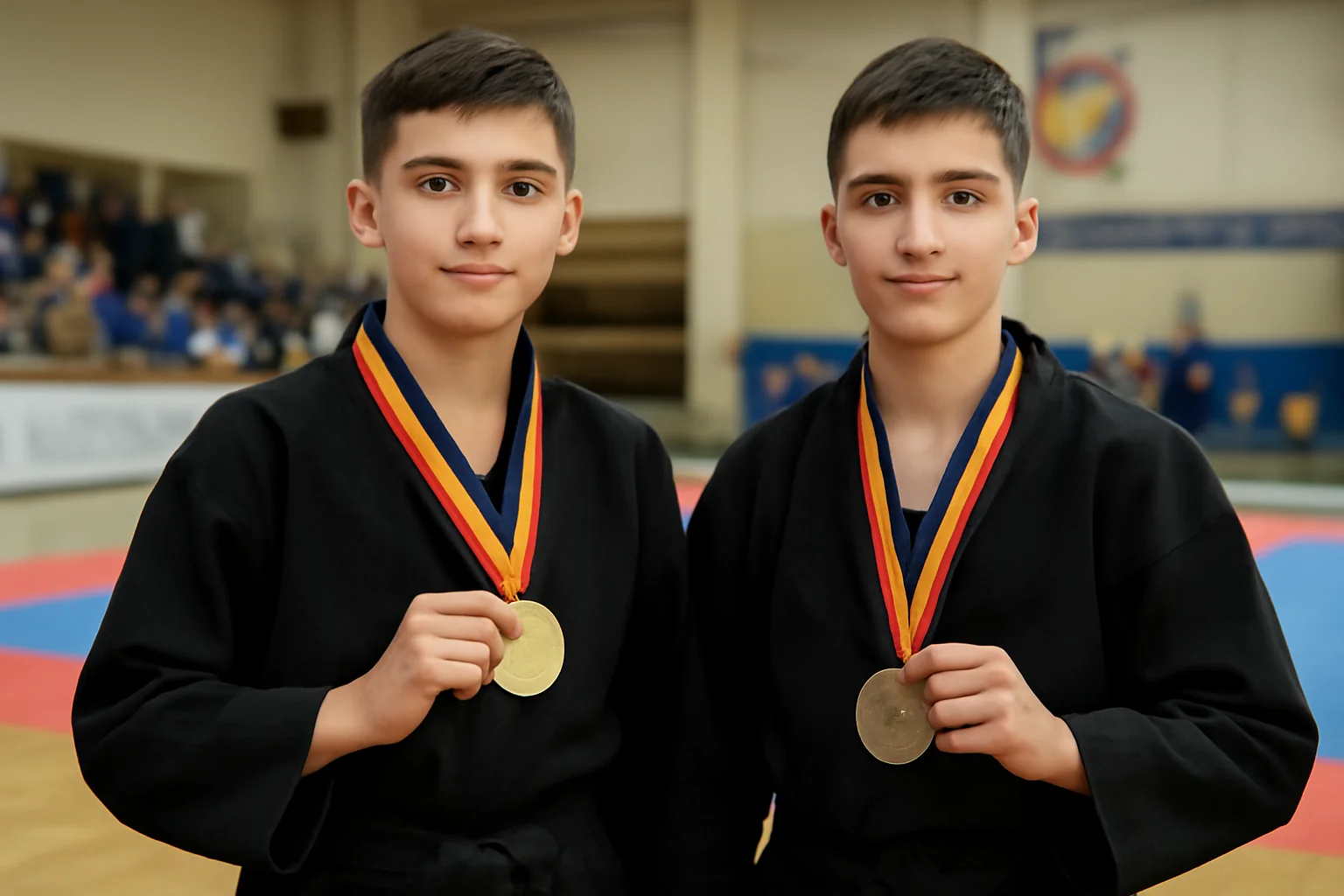 Gemenii Crînguș din Medgidia Strălucesc la Cupa României de Semi-Kempo cu Medalii de Aur și Bronz!