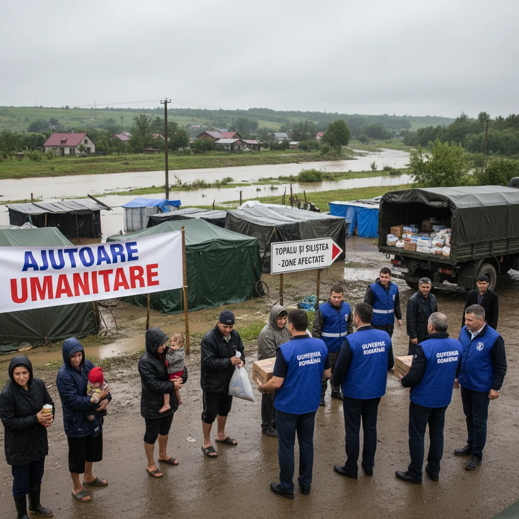 Guvernul aprobă ajutoare umanitare pentru sinistrații din Topalu și Siliștea, județul Constanța