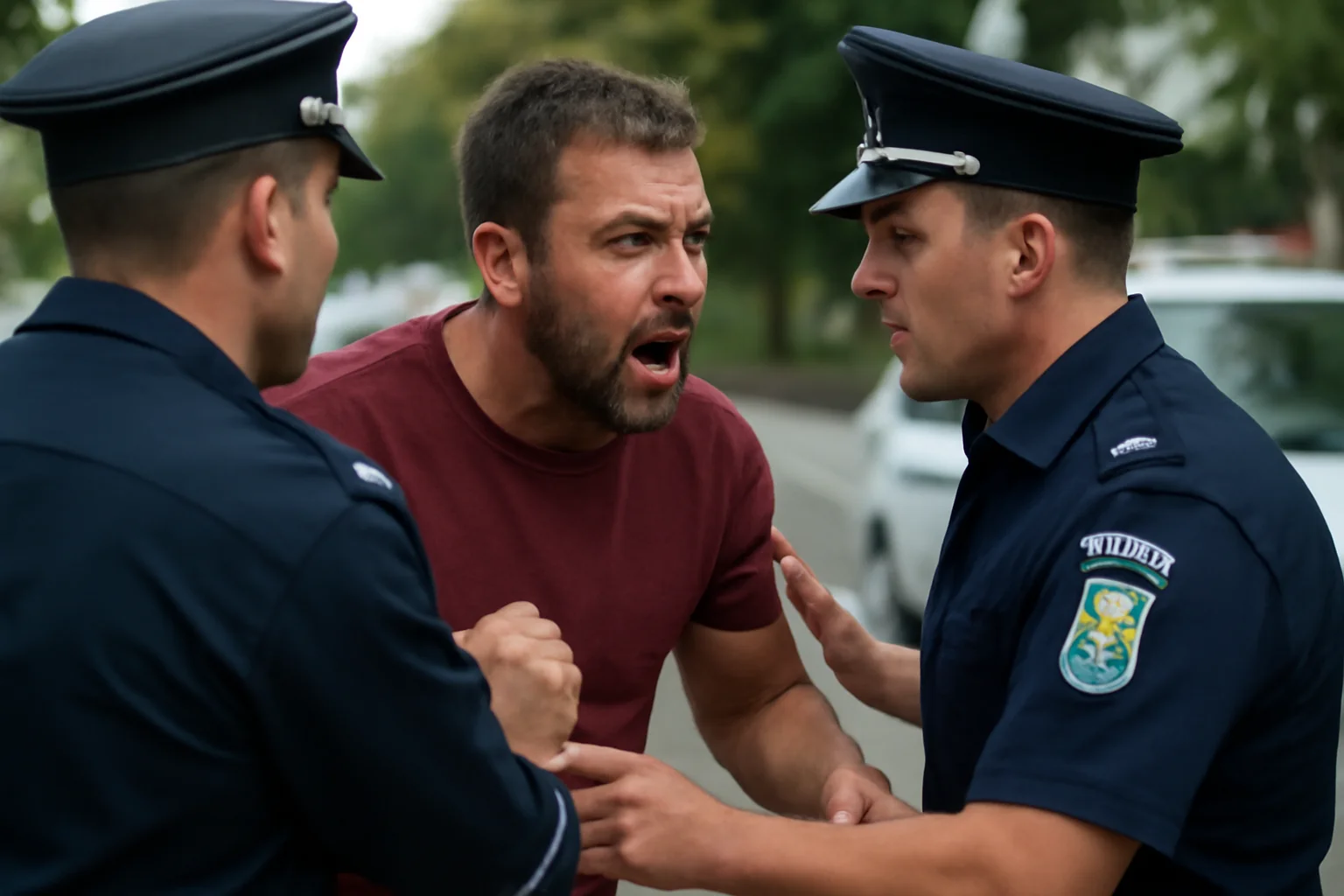 Incident la Năvodari, în județul Constanța: un bărbat devine agresiv cu polițiștii chemați la un conflict