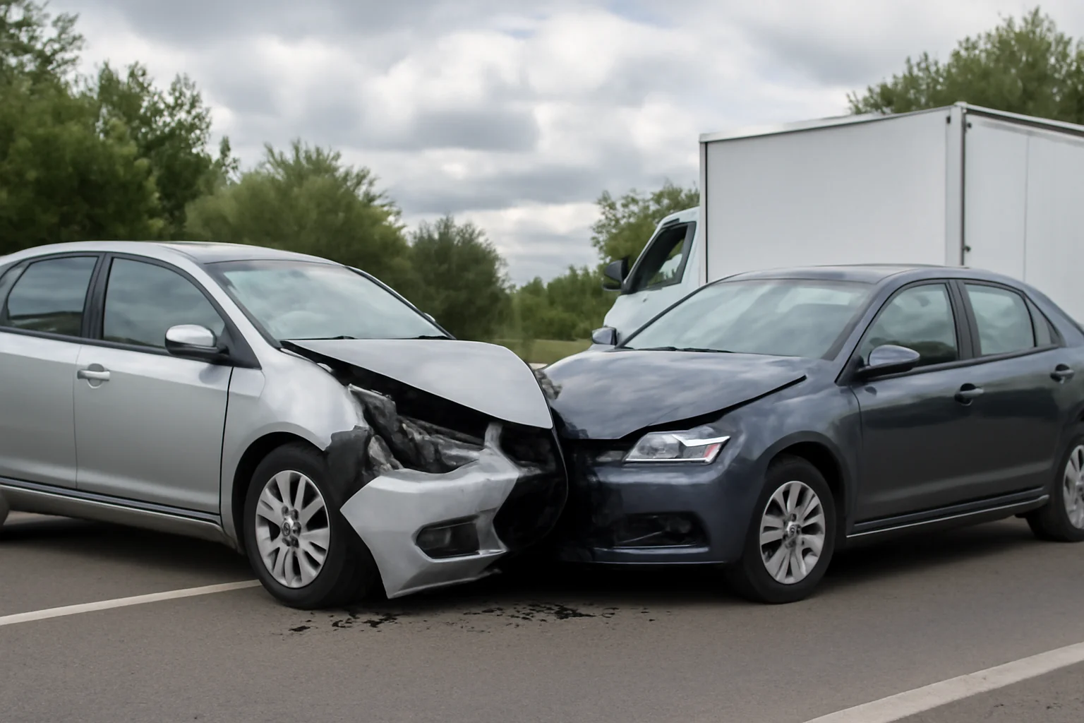 incident rutier surprins VIDEO