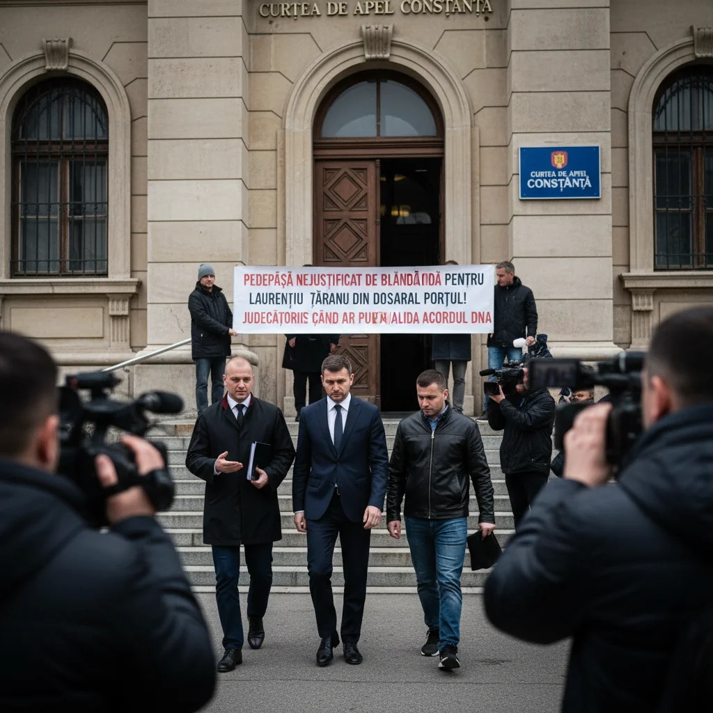 Judecătorii critică pedeapsa blândă pentru Laurențiu Țăranu în dosarul Portul; Curtea de Apel Constanța anunță data validării acordului DNA
