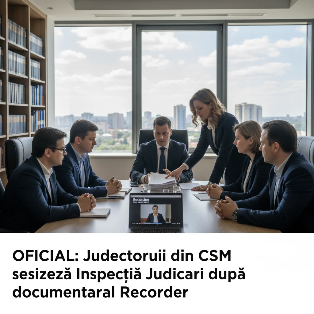 Judecătorii din CSM cer Inspecției Judiciare verificări după documentarul Recorder