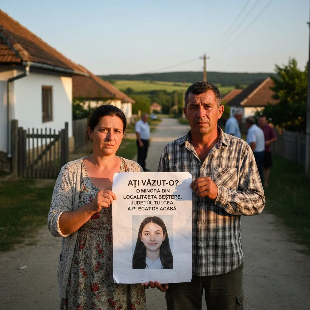 Minoră dispărută din Beștepe, județul Tulcea – ați văzut-o?
