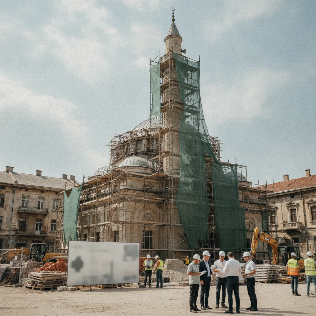 Moscheea Carol I din Constanța intră în reabilitare. Lucrările sunt estimate la trei ani