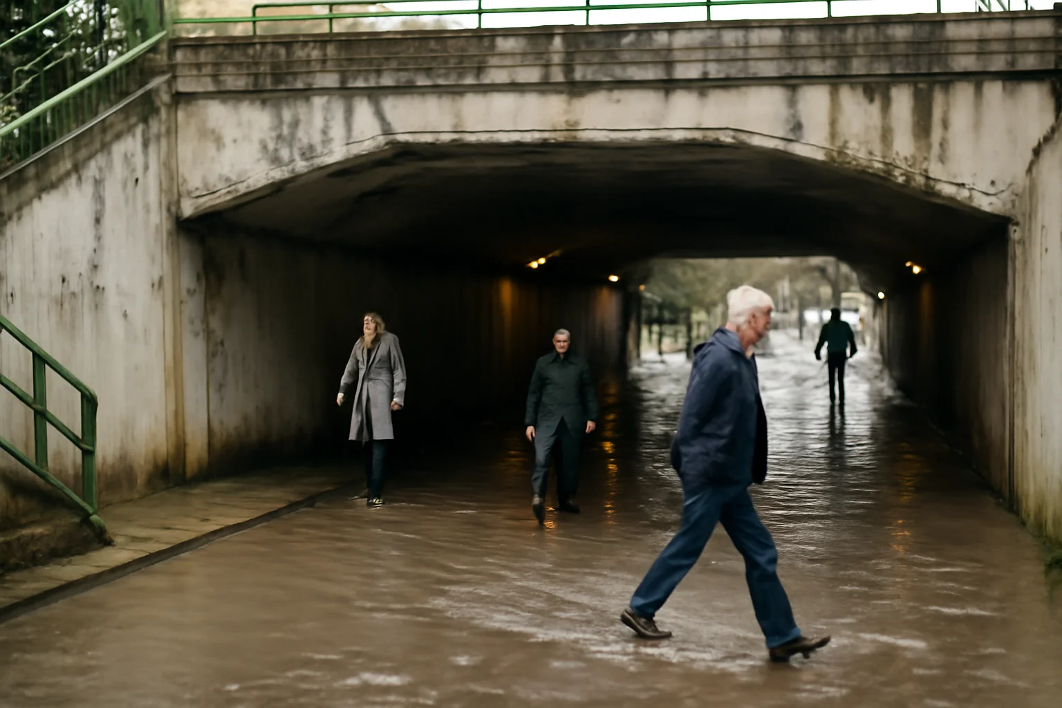 Pasajul de pe Ștefan cel Mare din Constanța, contestat de locuitori după apariția bălților