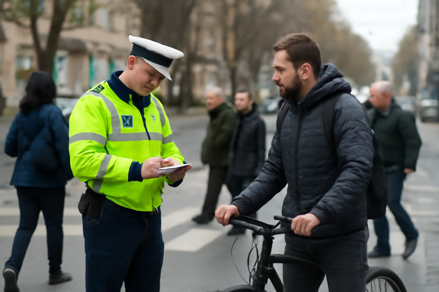 Peste 260 de sancțiuni date de polițiștii din Constanța pentru neregulile pietonilor și ale bicicliștilor