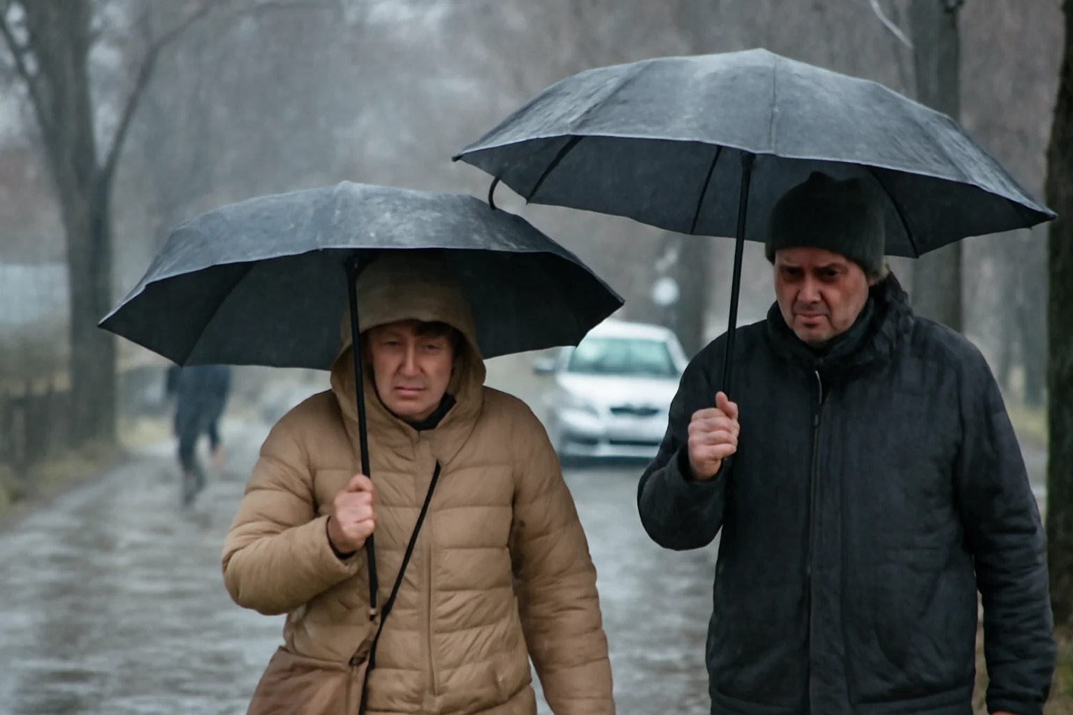 precipitații mixte anunțate până luni dimineața