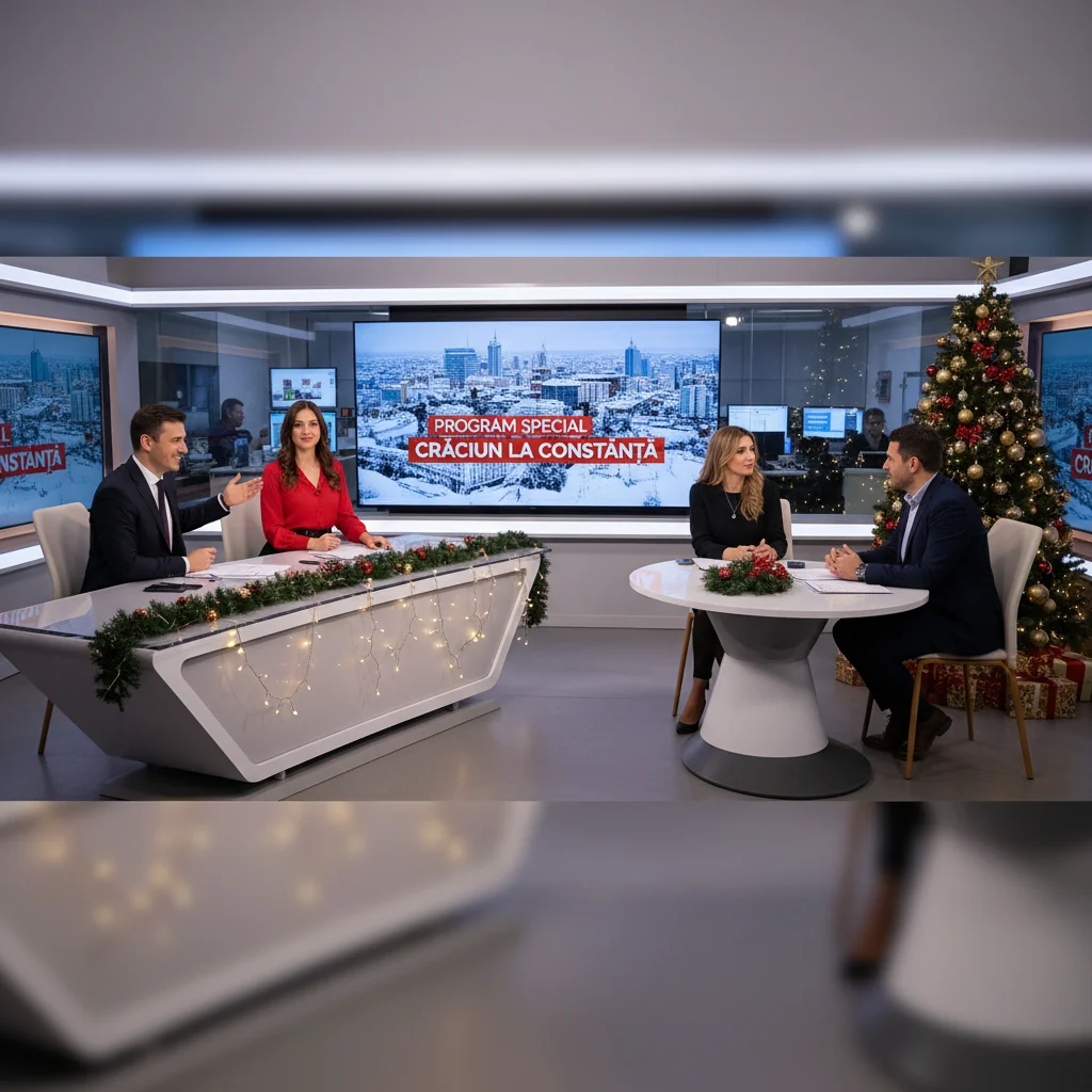 Program special de știri locale la Antena 3 Constanța pe 24 decembrie