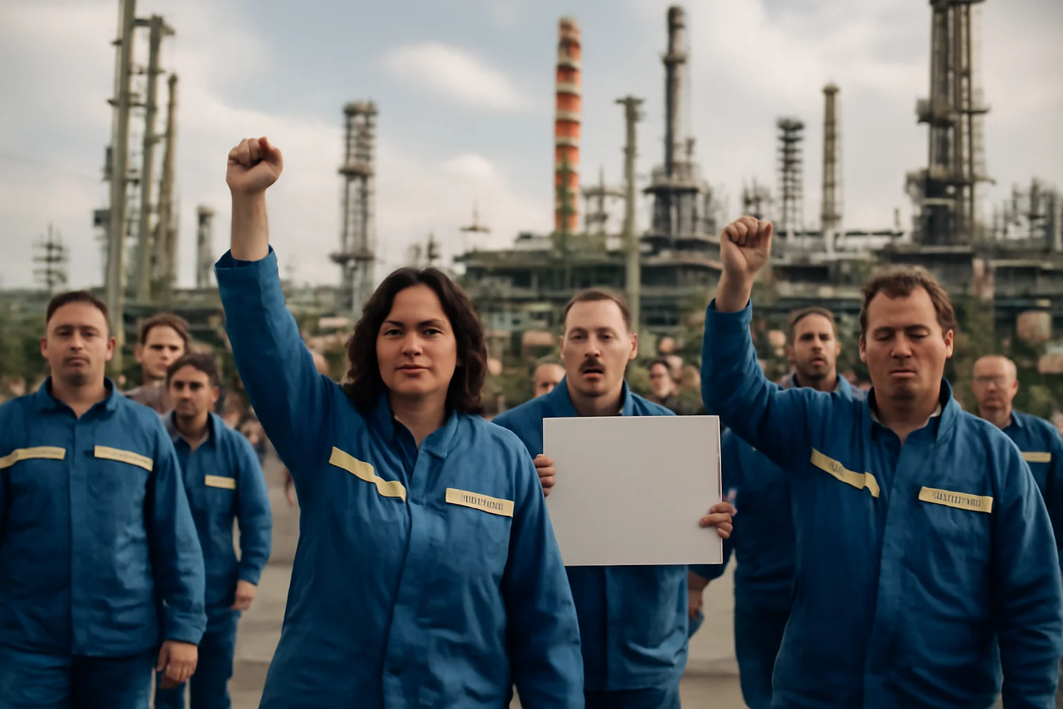 Protest spontan la Rafinăria Petromidia: angajații cer majorări salariale la Constanța