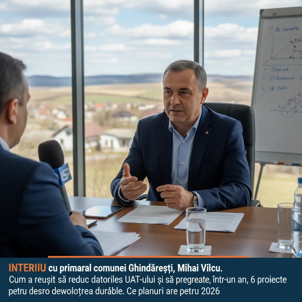 Reducerea datoriilor UAT și 6 proiecte de dezvoltare durabilă pregătite pentru 2026