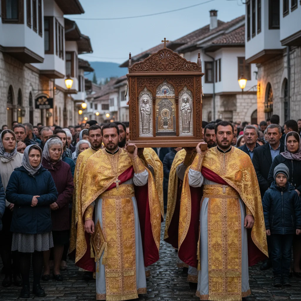 Sfântul Spiridon, marele vindecător prăznuit pe 12 decembrie, pleacă periodic din raclă pentru a ajuta oamenii