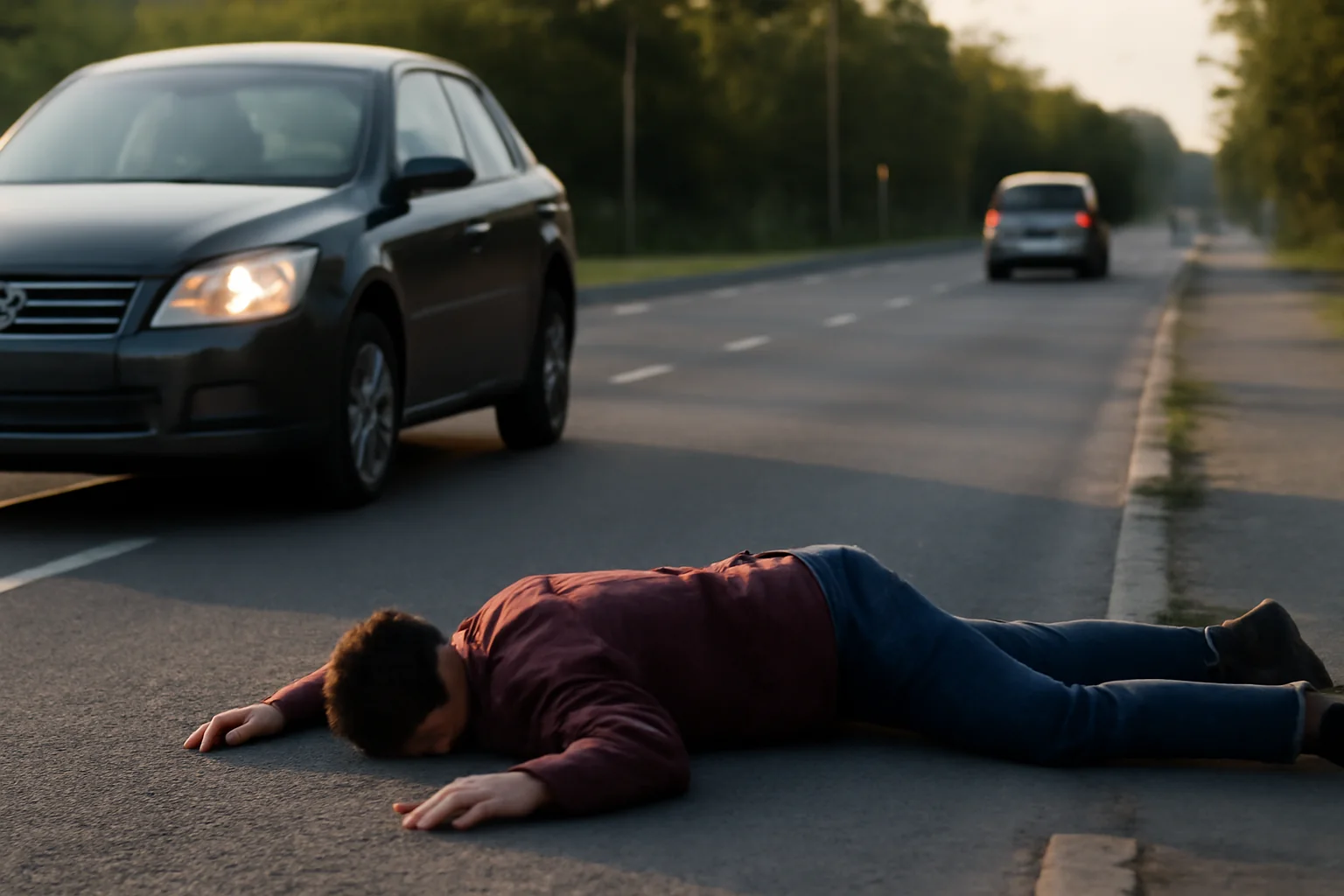 Șoferul a lovit mortal un pieton și a fugit de la locul accidentului - VIDEO Șocant!