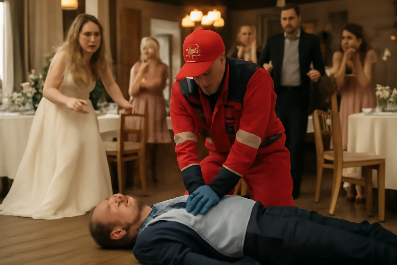 Stop Cardio-Respirator Fatal la Restaurantul Melody în Timpul unei Nunți