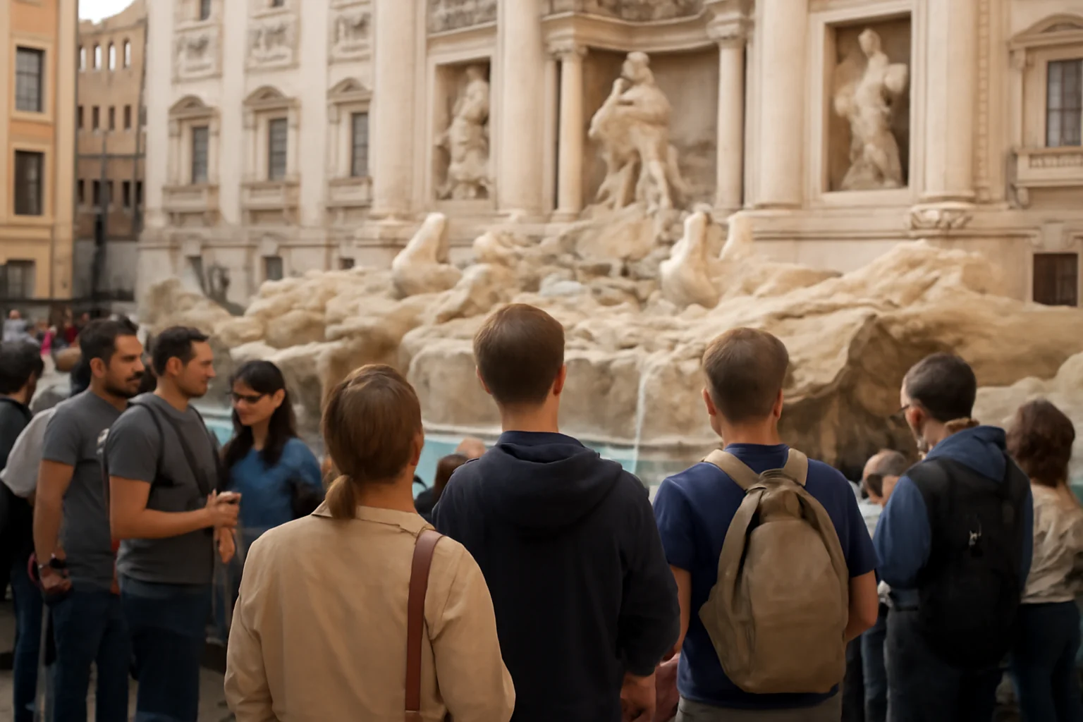 Taxă de 2 euro introdusă de azi pentru accesul turiștilor la Fontana di Trevi