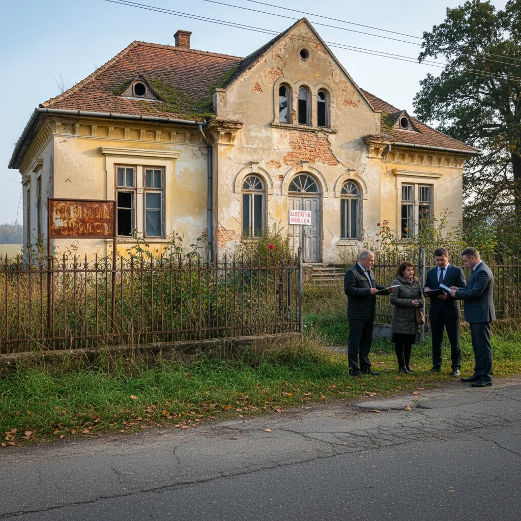 Vilă din Comana scoasă la licitație judiciară din cauza unei datorii restante
