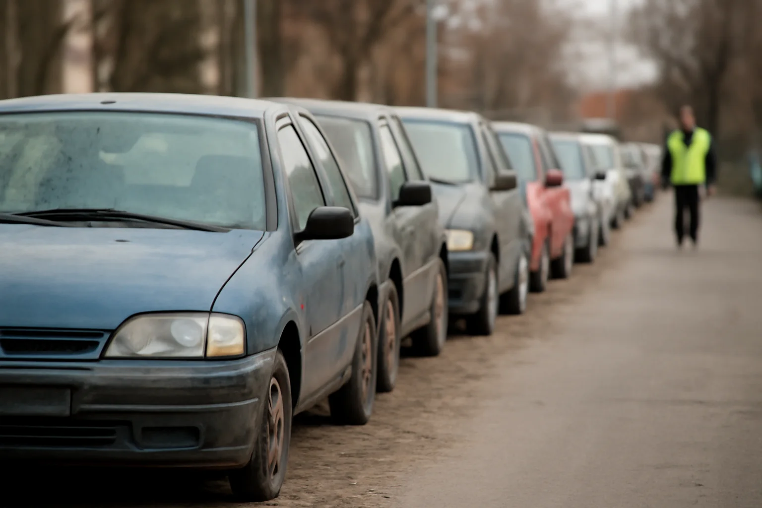 Zeci de autoturisme lăsate în paragină ori fără proprietar, pregătite să fie scoase de pe domeniul public